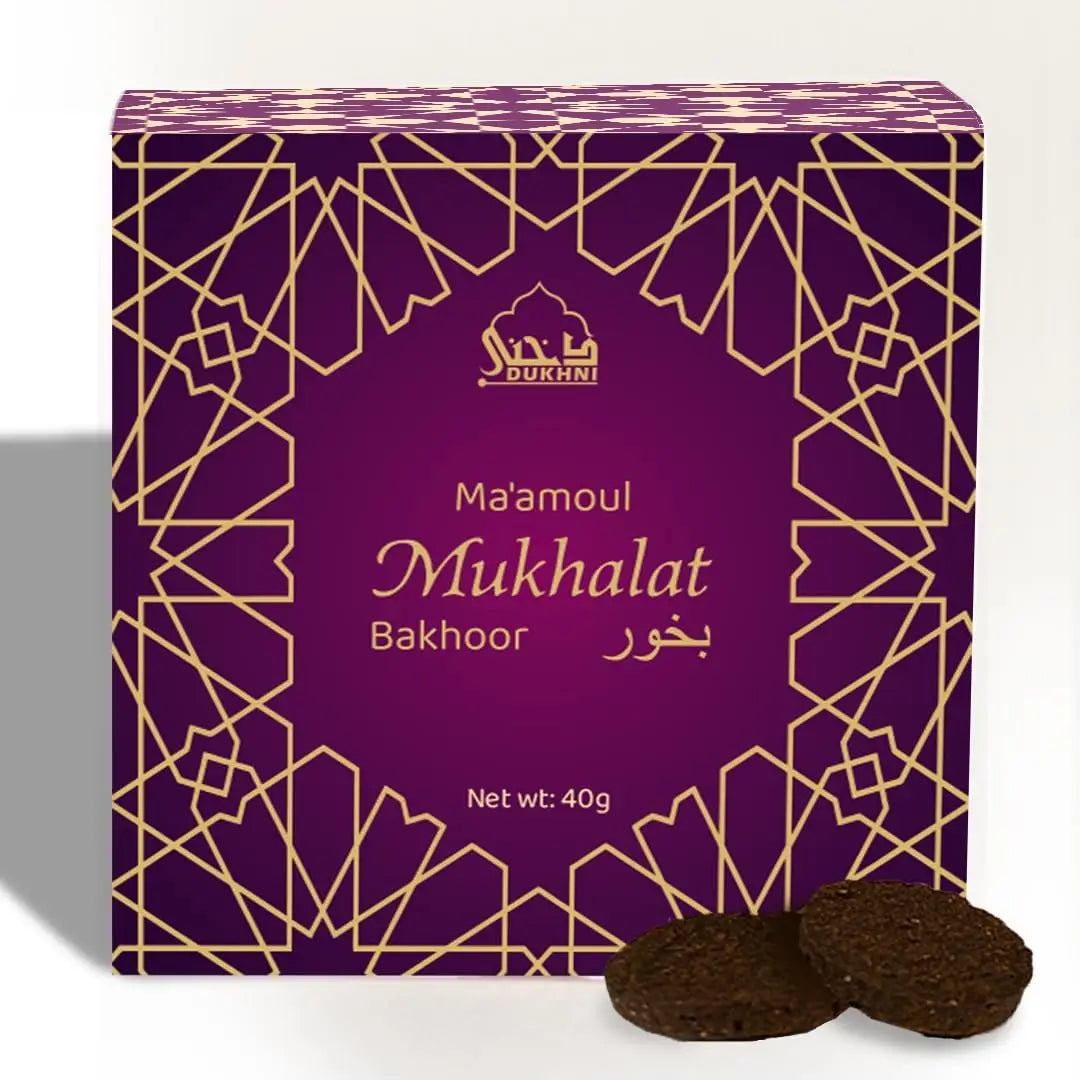 Dukhni-Inspired Arabian Bakhoor | Premium Aromatic Blend for Meditation, Prayer & Air Purification