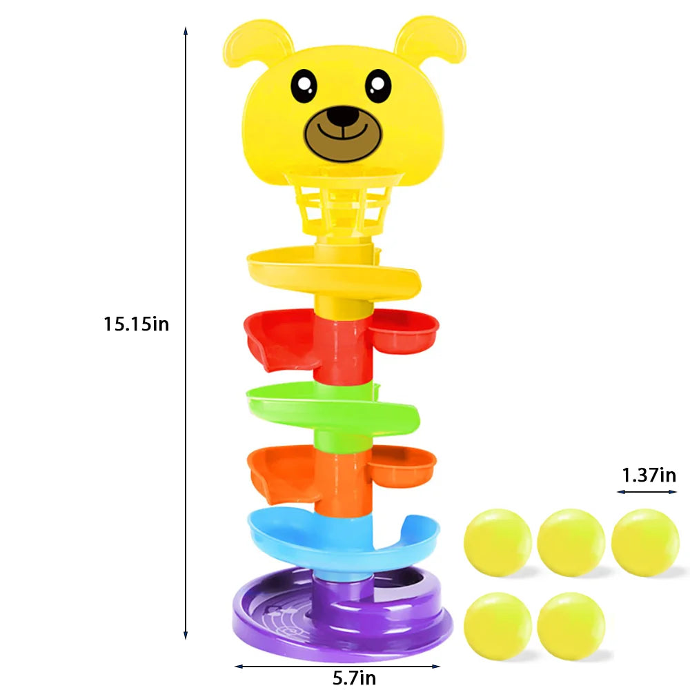 Stacking Ball Run Tower Toy