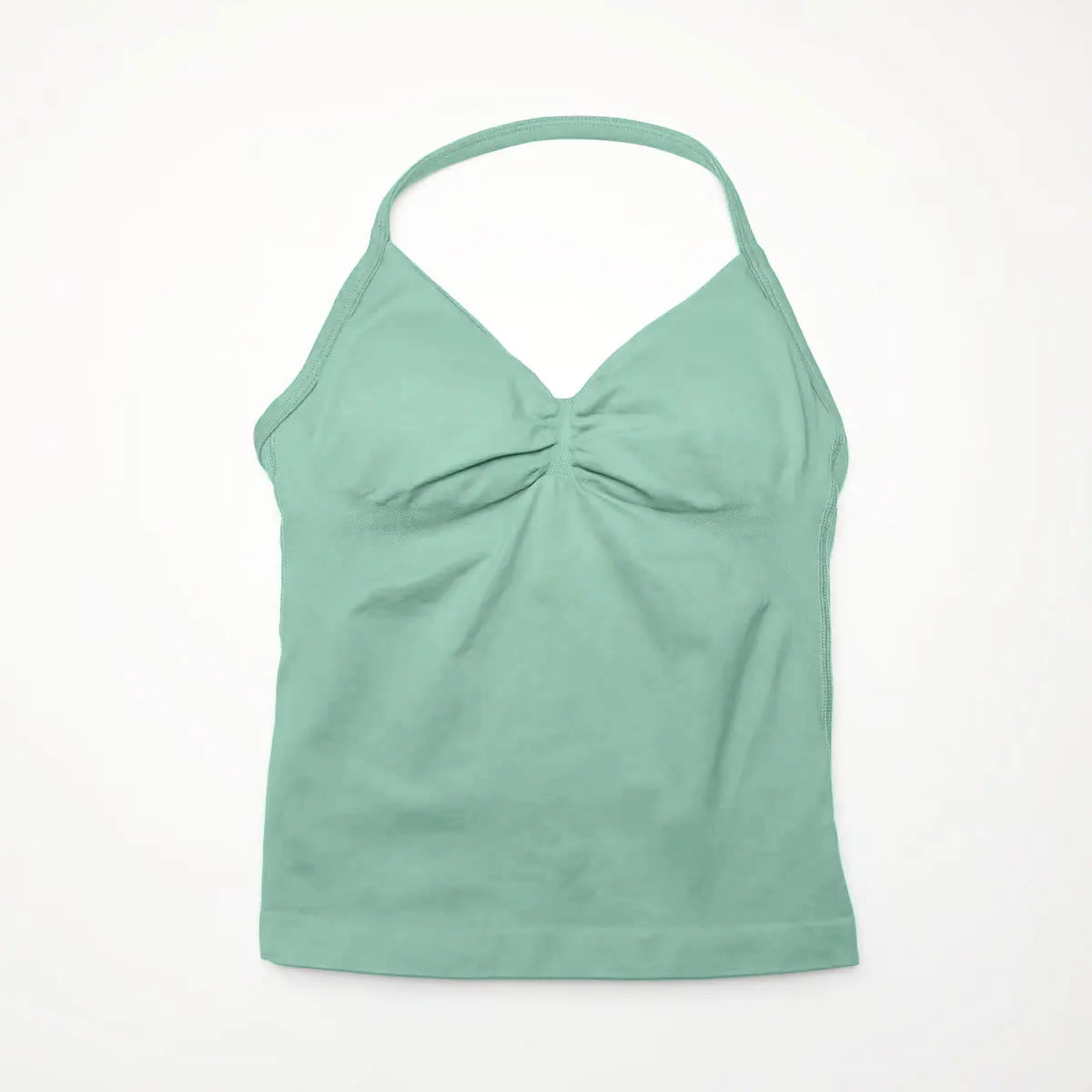 Women's Seamless Longline Yoga Tank Top with Removable Pads