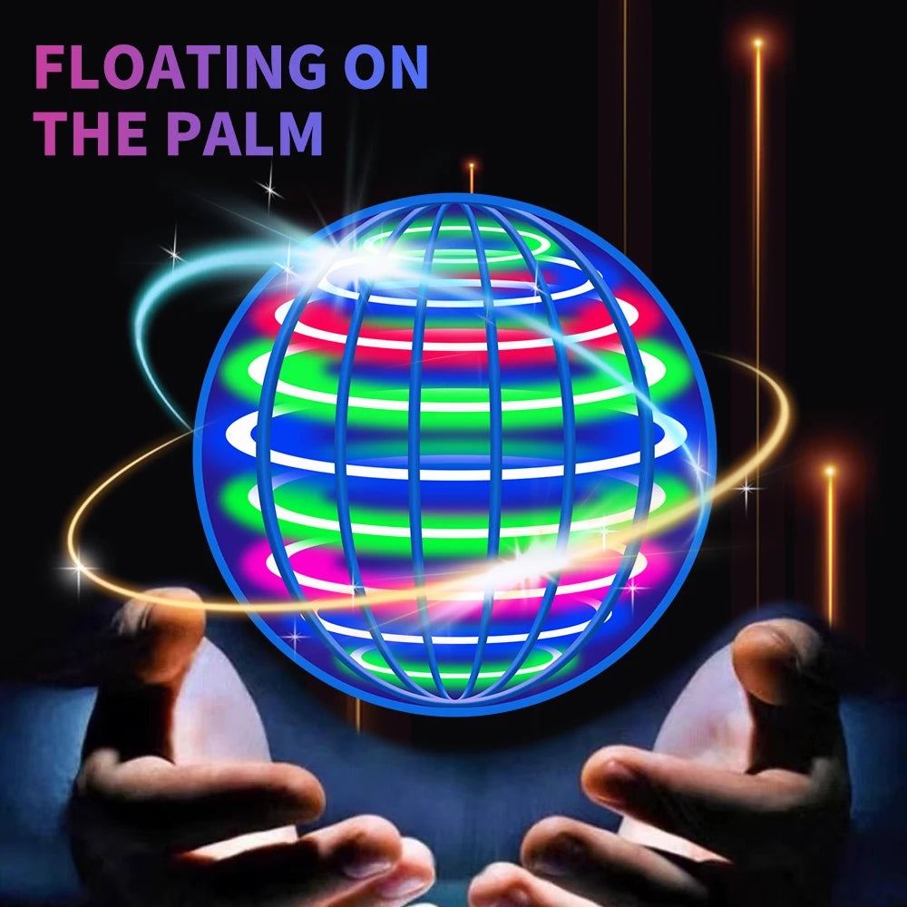Flying LED Hover Ball – Hand-Controlled Spinning UFO Toy