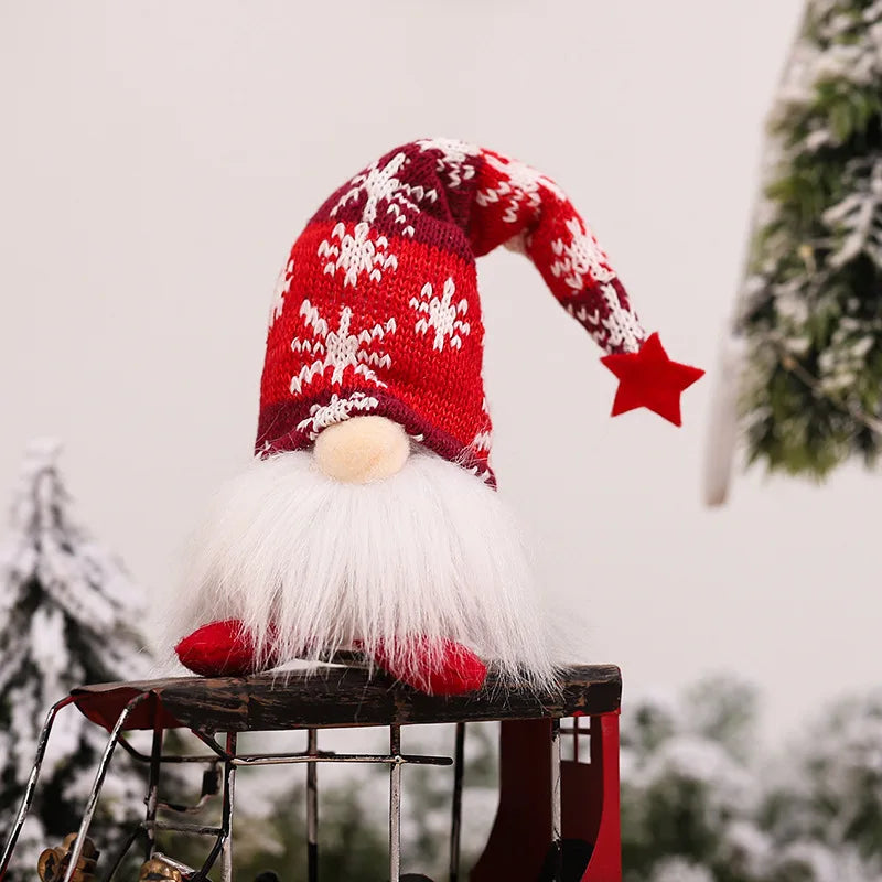 LED Faceless Doll Elf Gnome with Lights – Christmas Decoration & Holiday Gift (20cm / 30cm)