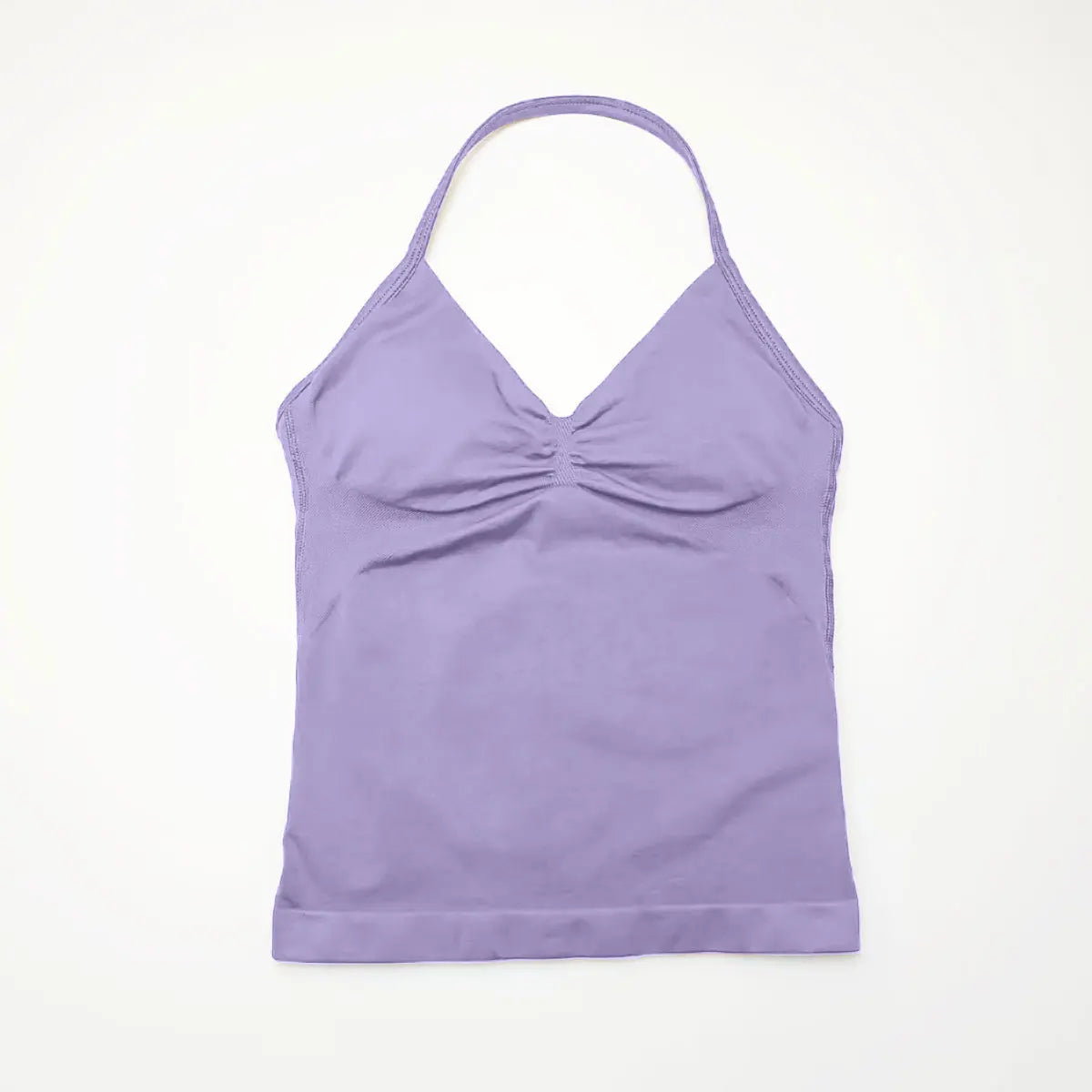 Women's Seamless Longline Yoga Tank Top with Removable Pads