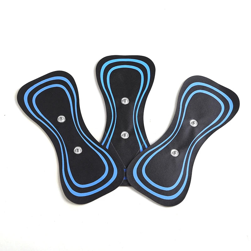 EMS Massager Gel Pads – Reusable Electrode Stickers for Muscle Relief & Neck Therapy