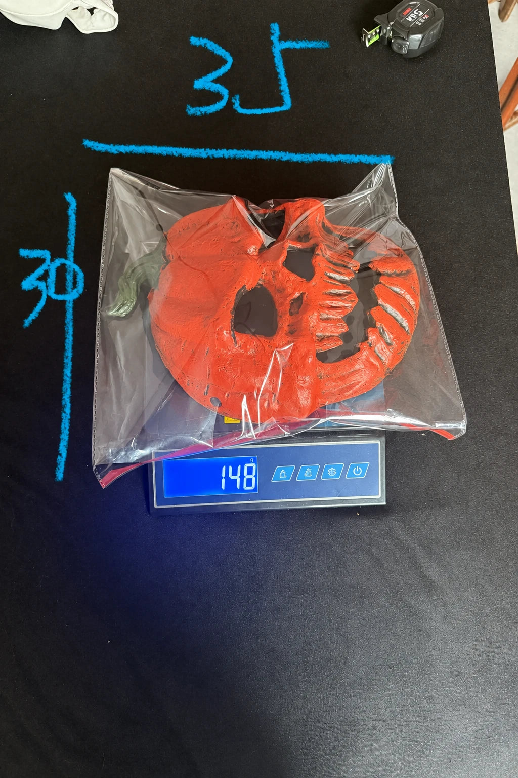 Pumpkin Halloween Costume Mask