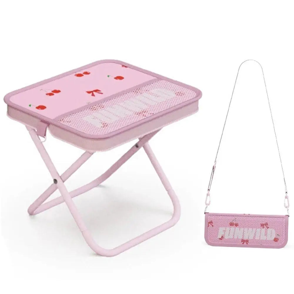 Portable Folding Camping Stool with Shoulder Bag – Lightweight Outdoor Seat for Hiking, Fishing & Picnic