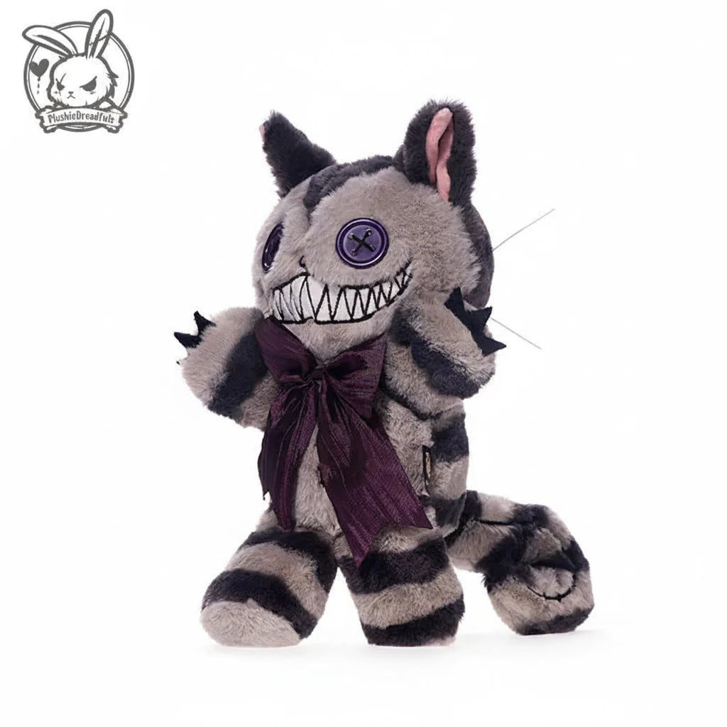 Official Cheshire Cat Plush Doll Funny Kawaii Cartoon Cat Pendant Collectible Stuffed Animal Birthday Gift