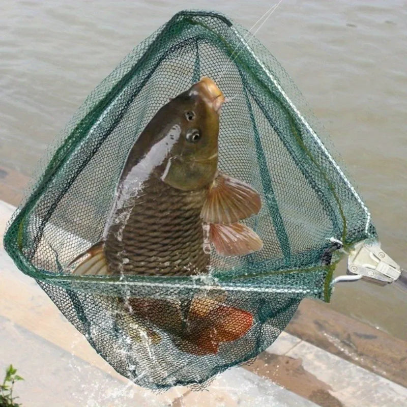 Foldable Fishing Landing Net – Ultra-Light Aluminum Alloy Telescopic Handle