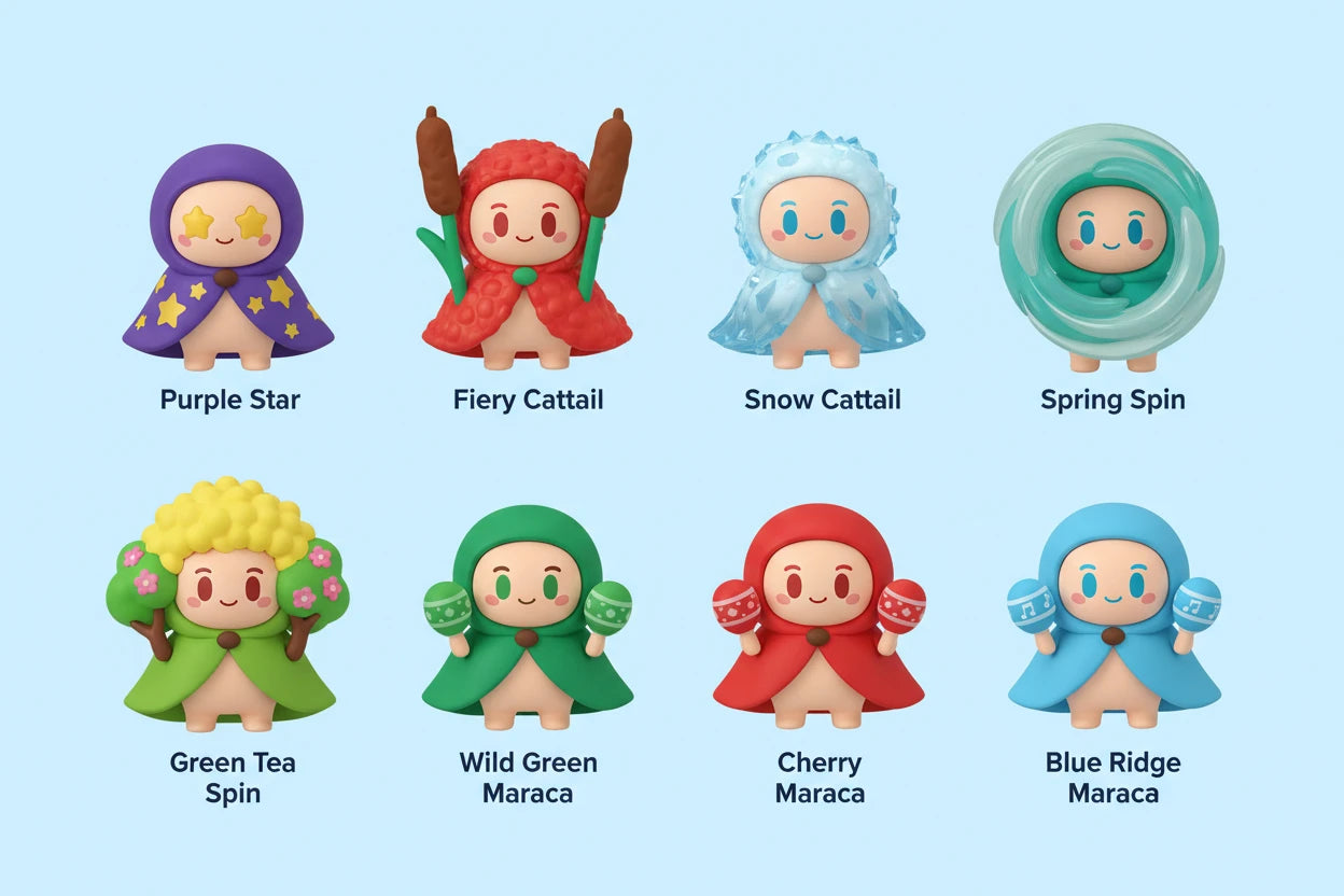 Original Yoyo Cute Tilting Head Series Blind Box Mystery Collectible Figurine – Decorative Display Toy & Gift