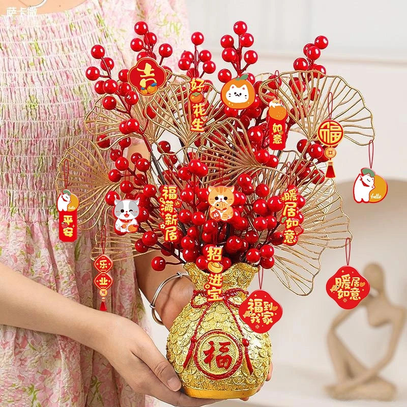 1 Pack Chinese New Year Hanging Decoration – Spring Festival Wall Ornament for Home & Party Decor