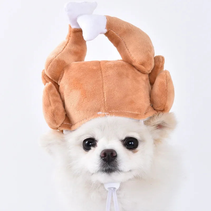 Halloween Stuffed-Body Pet Costume with Wig Hat
