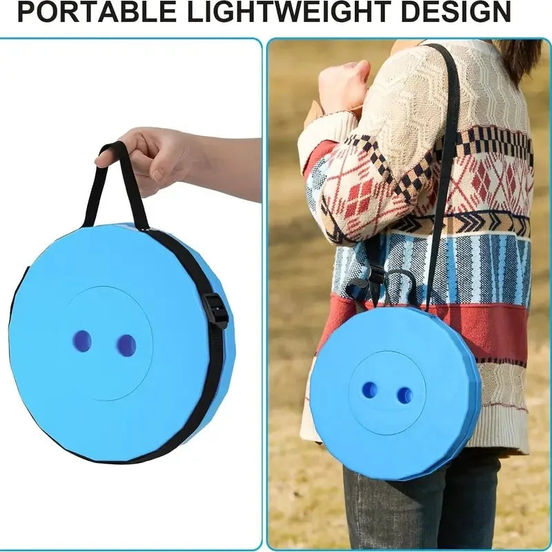 Upgraded Foldable Stool (1–2 Pack) – Portable, Retractable, Heavy-Duty Compact Seat for Camping, Fishing, Hiking, BBQ, Gardening & Outdoor Use