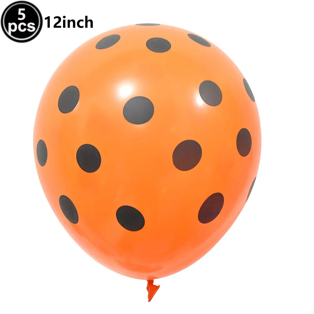 Halloween 12-Inch Latex Balloons for Spooky Party Decorations