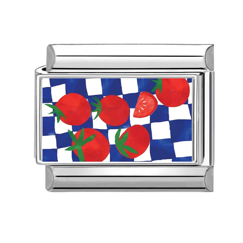 Italian Charm Links – Heart, Flower, Cat & Cherry Designs – Fits 9mm Stainless Steel Bracelets – DIY Jewelry Making Gift for Women