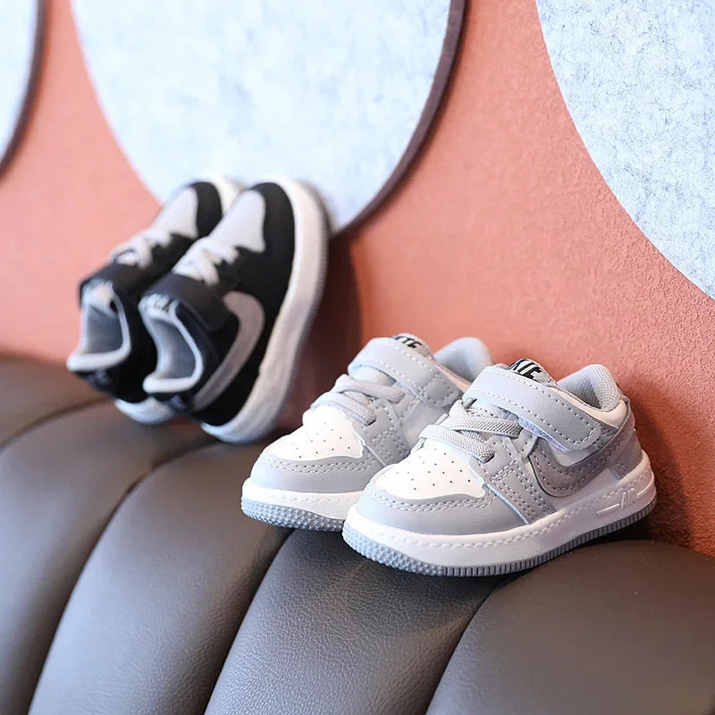 Kids Fashion Sneakers – Lightweight Casual Shoes with Anti-Slip Rubber Sole for Boys & Girls, Ideal for Running & Daily Wear