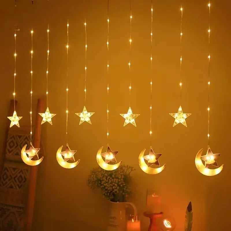Decorative LED String Lights for Ramadan and Eid Celebrations