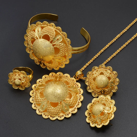 Ethiopian Eritrean African-Inspired Wedding Jewelry Set