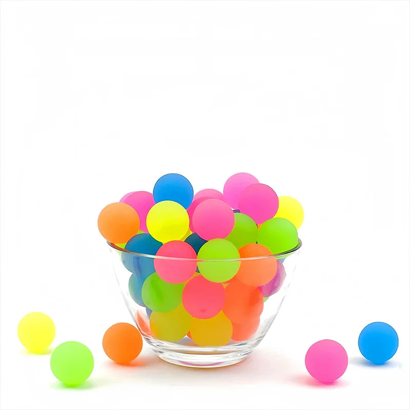 Glow-in-the-Dark Rubber Bouncy Balls