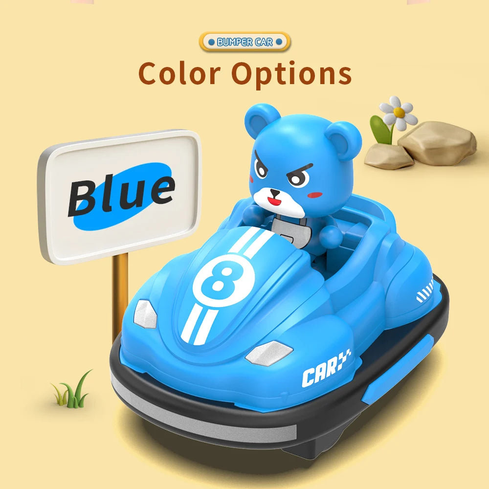 Bumper Battle RC Car with LED – 2.4G Remote Control Racing Car with Music