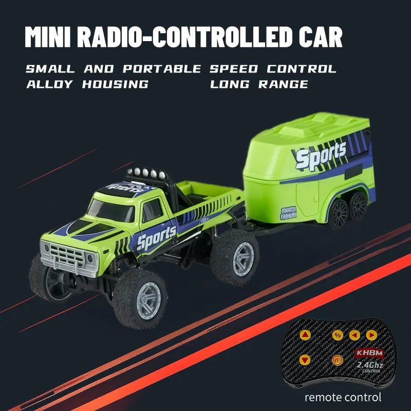 1/64 Scale Mini Alloy Remote Control Car – Portable RC Toy with Up to 60 Minutes Runtime – Fun Electronic Gift for Children