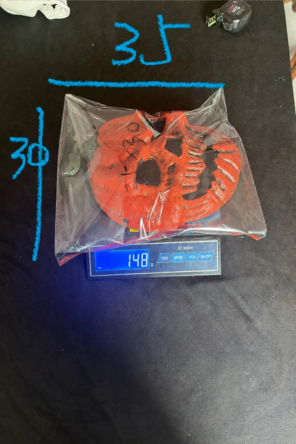 Pumpkin Halloween Costume Mask