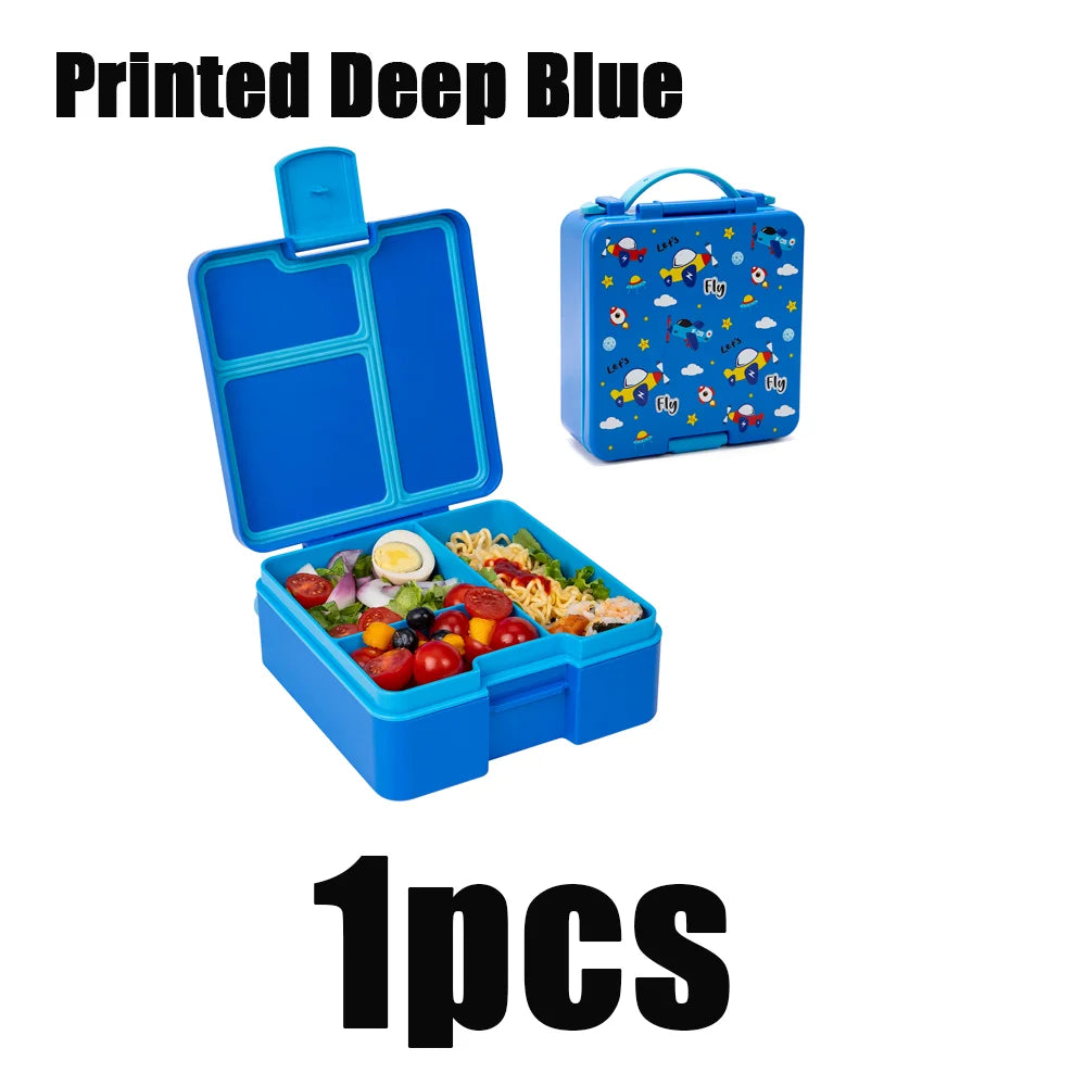 Adorable Leakproof Bento Lunch Box – Microwavable, Divided – For Kids, Teens, and Adults