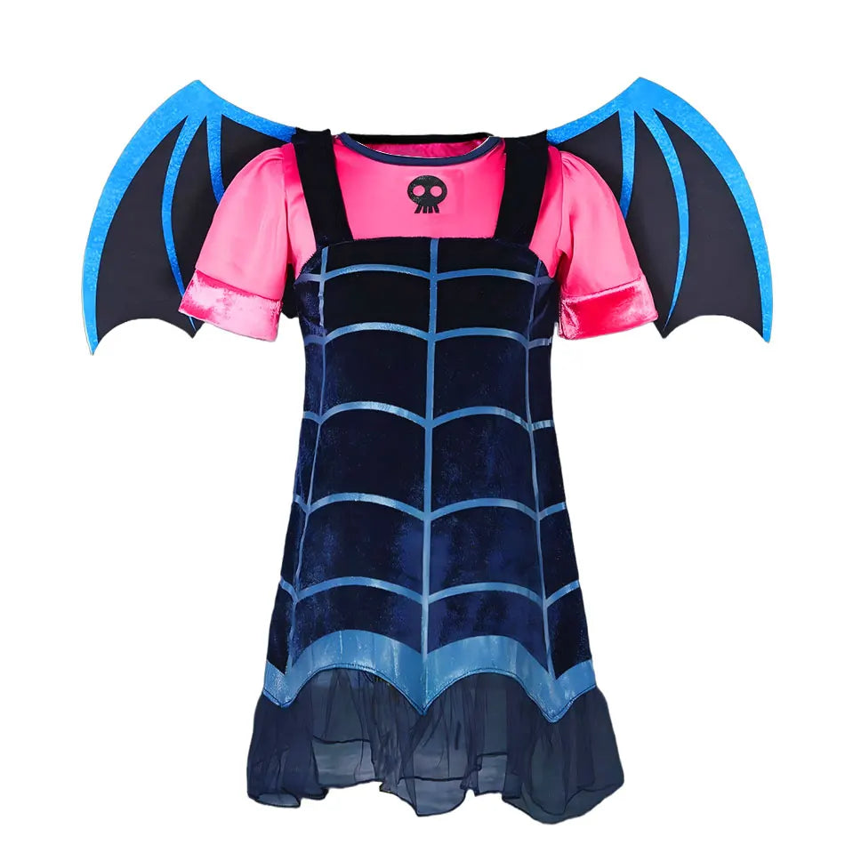 Girls' Witch Costume Dress with Hat