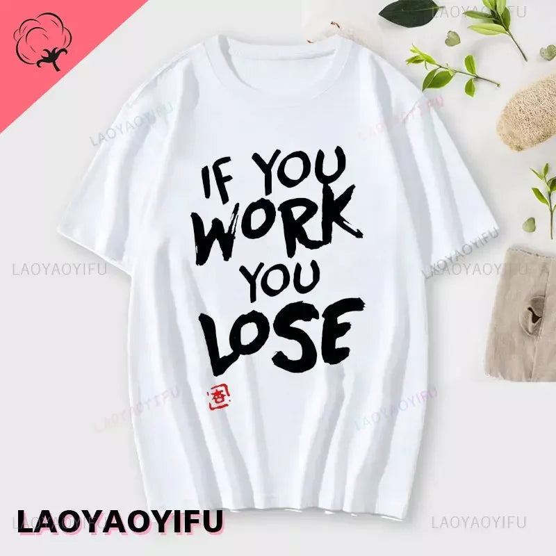 Anzu Futaba Version T-Shirt 2025 New Kawaii Anime Cotton T-shirt Tees for Men Funny cartoon Otaku T-shirt