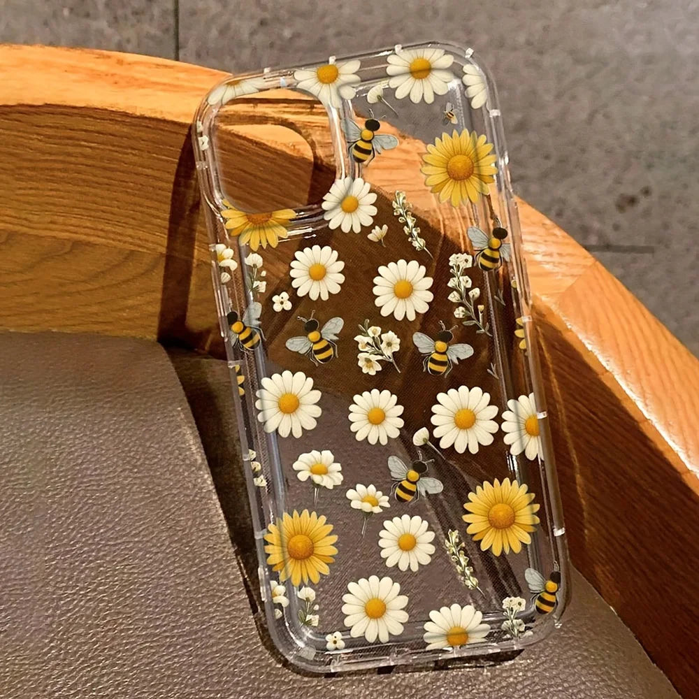 Sun Moon Stars Silicone Phone Case for iPhone