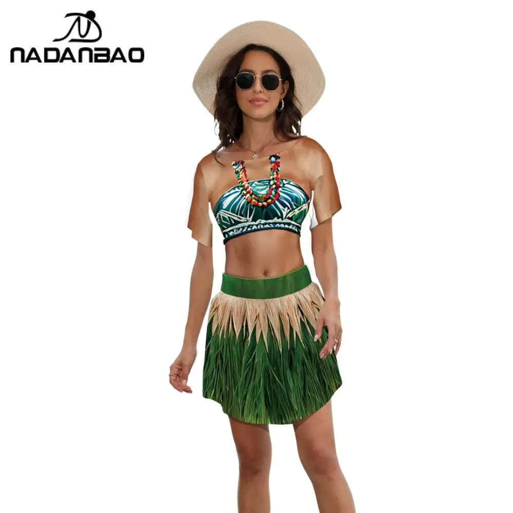 Tropical Hawaiian Cover-Up Dress for Women