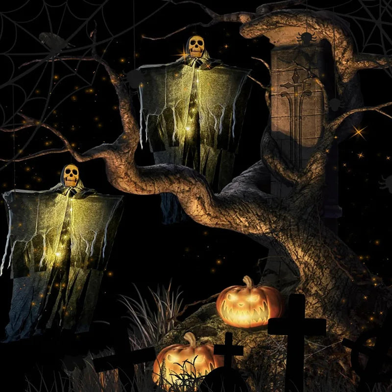 Halloween Skull Hanging Ghost Decoration
