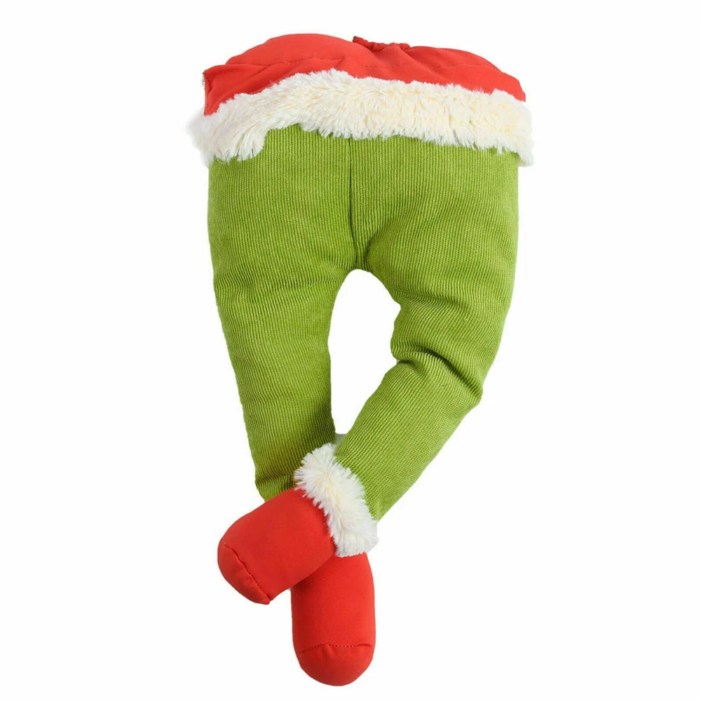 Christmas Elf Leg Plush Toy – Festive Tree Decoration & Holiday Home Decor