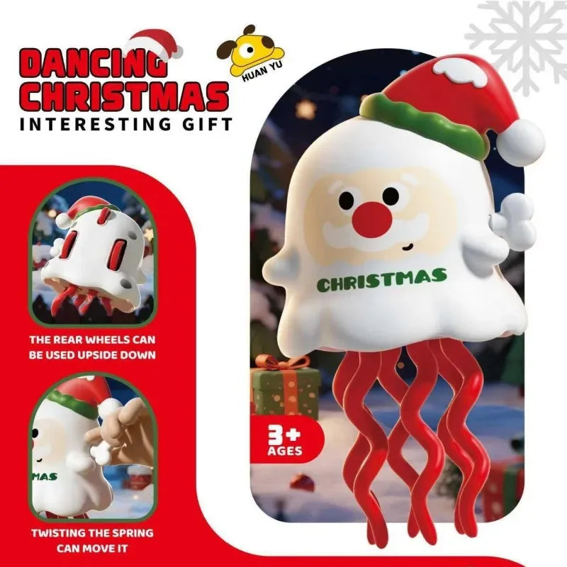 Magic Dancing Corn Toy – Fun Inertia Pull-Back Octopus Design | Creative Spinning Toy for Kids | Perfect Gift for Christmas, Halloween & All Occasions
