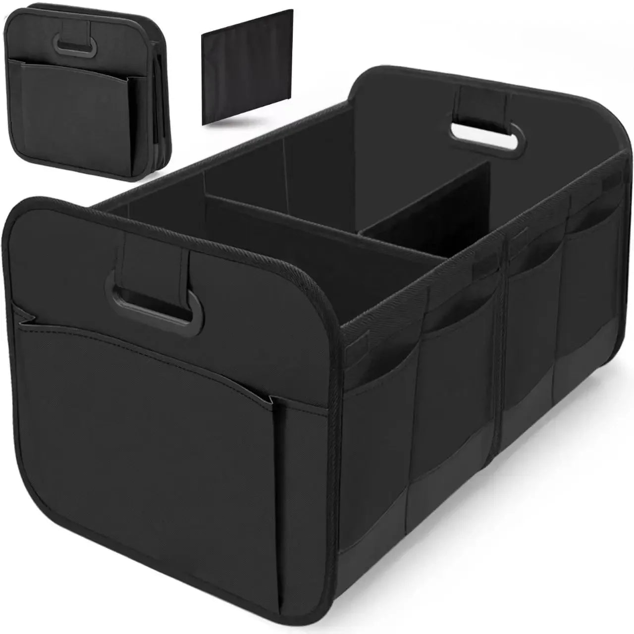Car Trunk Storage Box, Foldable Oxford Cloth Organizer, Large Capacity