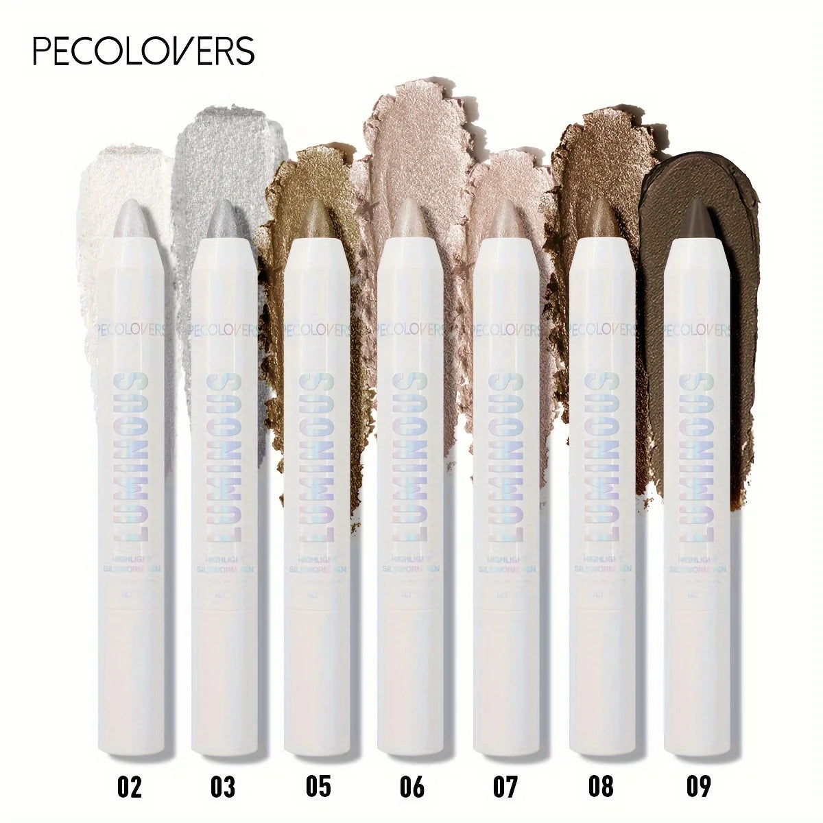 Waterproof Eyeshadow Stick – Long-Lasting, High-Pigment Shimmer & Matte Eye Pencil, Neutral Brown, Easy-Blend Crayon