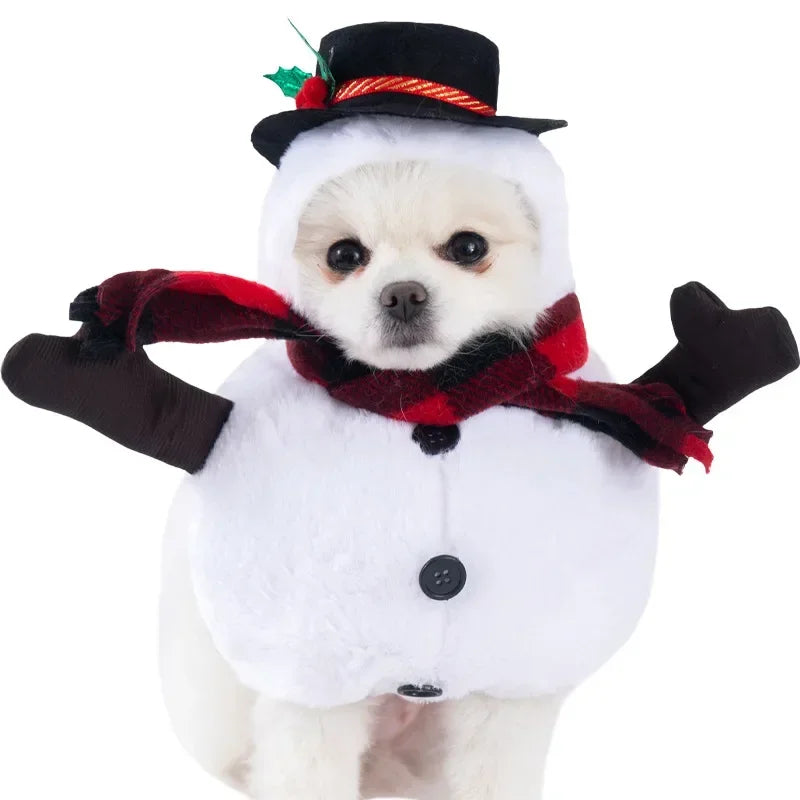 Halloween Stuffed-Body Pet Costume with Wig Hat