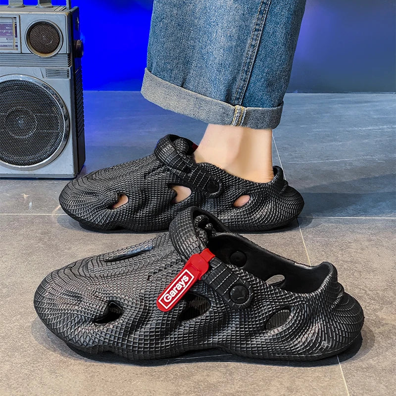 Unisex EVA Non-Slip Beach Sandals — Anti-Odor Sports Slides for Indoor & Outdoor
