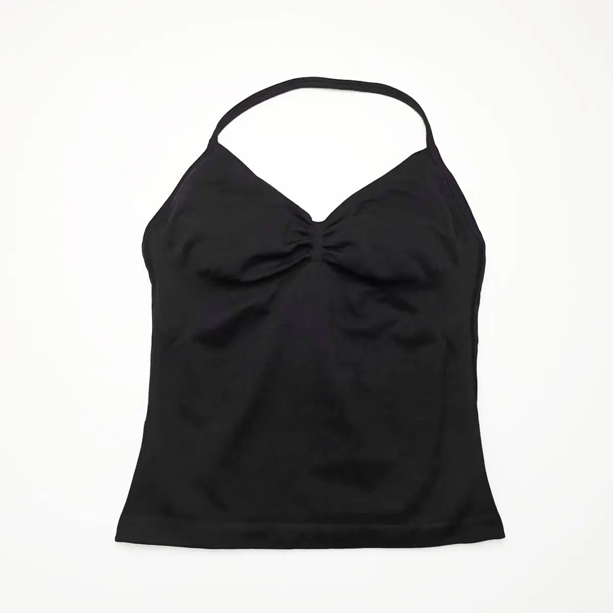 Women's Seamless Longline Yoga Tank Top with Removable Pads