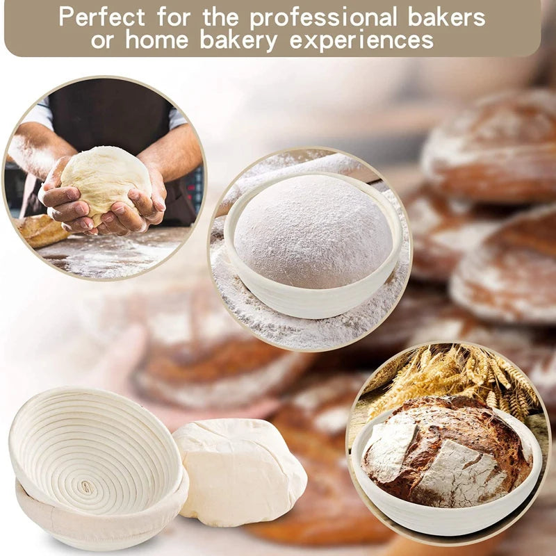 Banneton Bread Proofing Basket Set