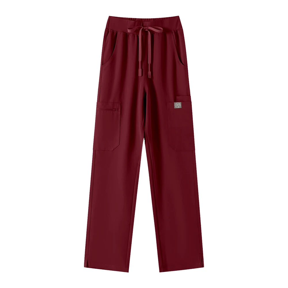 Women’s Antibacterial Scrubs Set – Soft V-Neck Top & Wrinkle-Resistant Pants