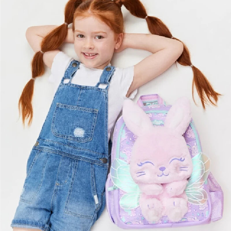 Australian Angel Rabbit Kids Backpack – Cute Cartoon School Bag for Primary Students | Lightweight, Outdoor Leisure Bag, Ideal Christmas Gift