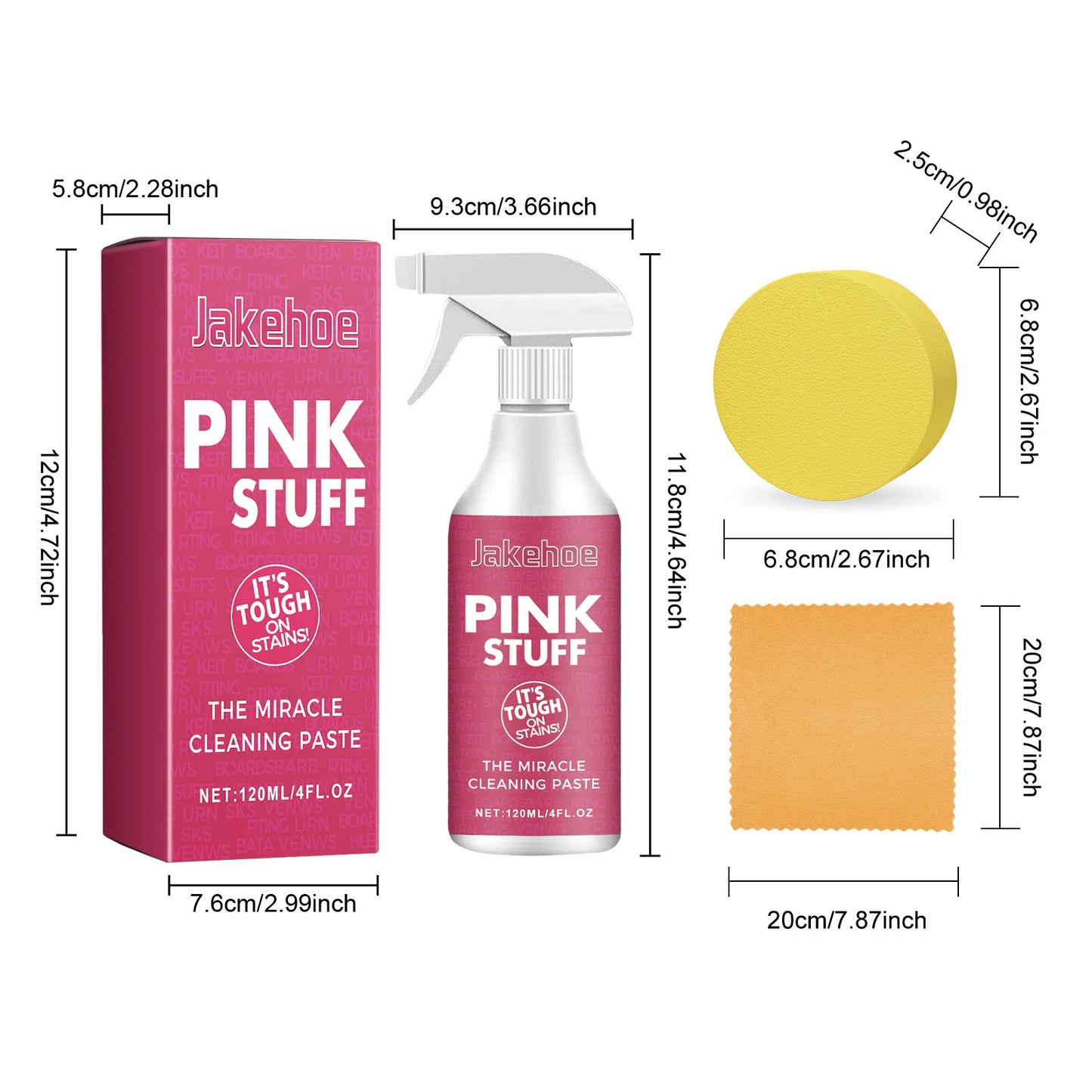 Multifunctional Kitchen Cleaning Kit – Quick & Effective Grease and Stain Remover