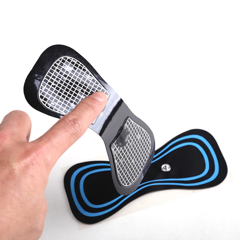 EMS Massager Gel Pads – Reusable Electrode Stickers for Muscle Relief & Neck Therapy