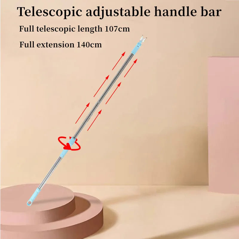 Pet Hair Remover Tool Set – Telescopic Handle Carpet Rake for Dog & Cat Fur, Rug and Upholstery Cleaner