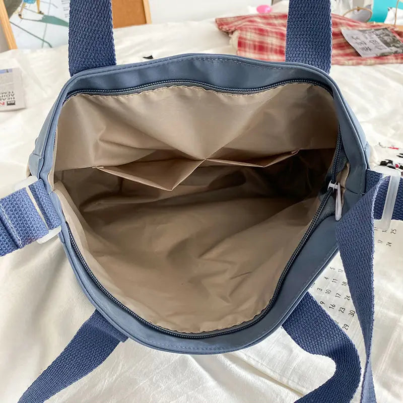 Waterproof Nylon Women's Shoulder Bag – Casual Crossbody Messenger Tote