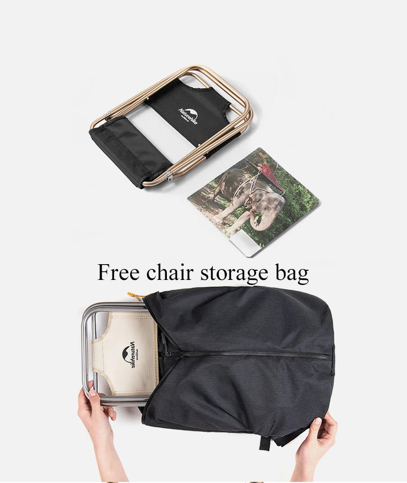 Naturehike Ultralight Portable Folding Beach Chair – Camping, Hiking, Fishing & Picnic
