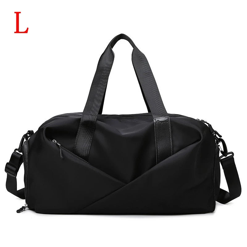 Women’s Gym Bag with Dry Wet Pocket – Sports Travel Duffel, Yoga Fitness Shoulder Tote, Swimming Weekend Bag with Shoe Compartment