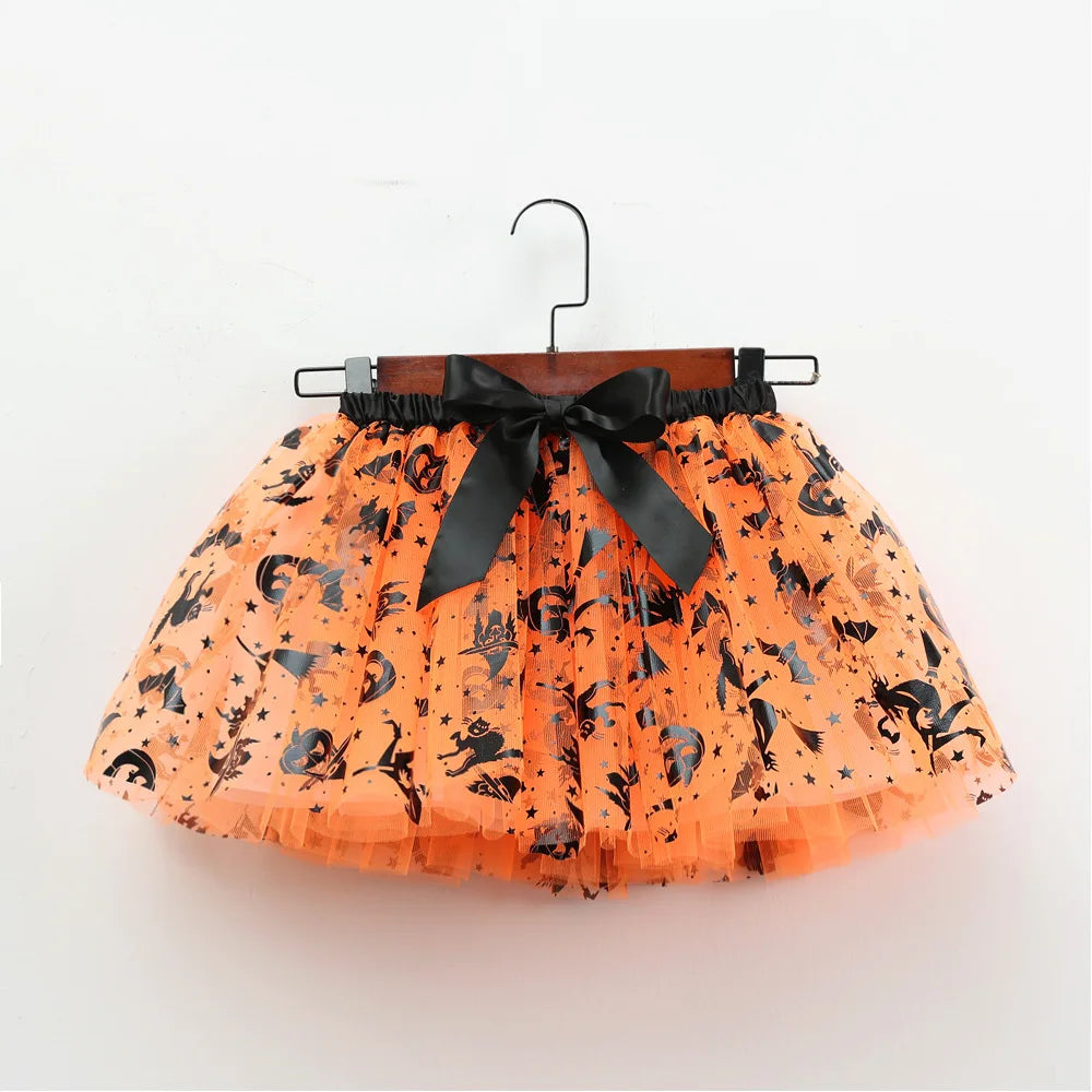 Girls' Halloween Tutu Skirt