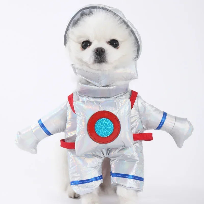 Halloween Stuffed-Body Pet Costume with Wig Hat