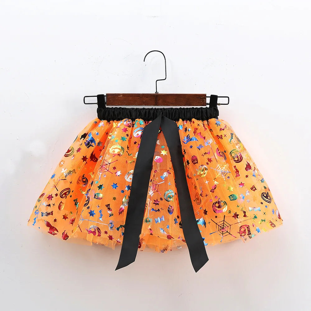 Girls' Halloween Tutu Skirt