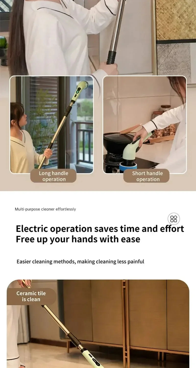 Cordless Electric Spin Cleaning Brush